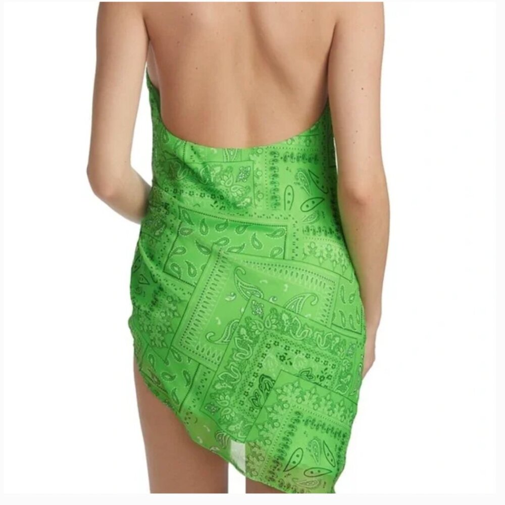 Amanda Uprichard Samba Dress  Bandana green - Picture 9 of 10